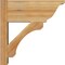 Ekena Millwork Legacy Traditional Rough Sawn Outlooker, Western Red Cedar, 8"W x 18"D x 18"H OUT08X18X18LEC01RWR - alternate 4